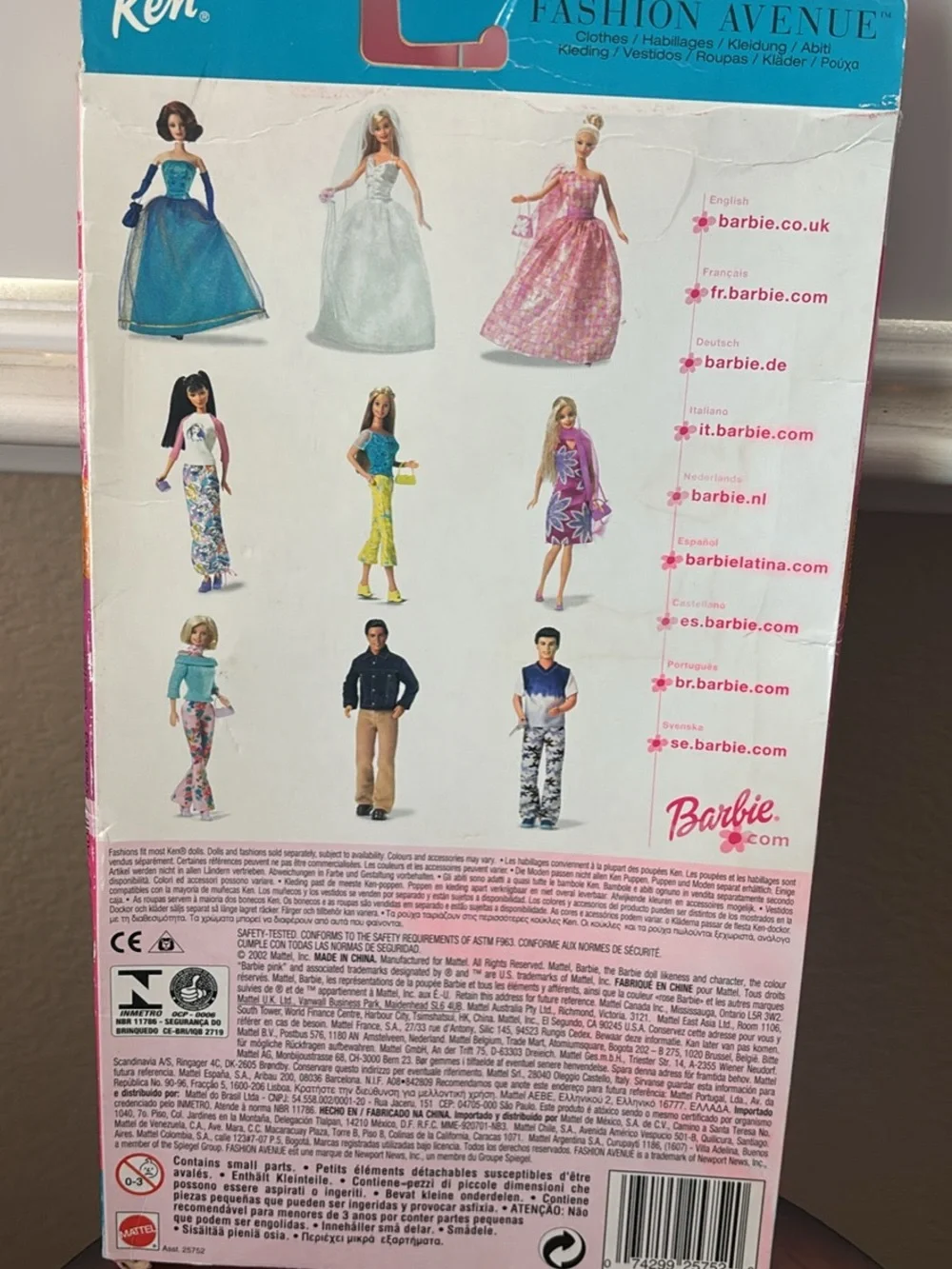 Vintage Y2K Barbie 2002 Fashion Avenue Ken